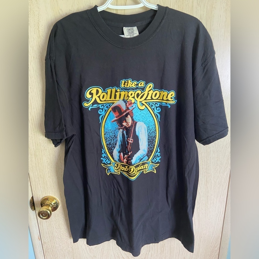 BOB DYLAN Black 2024 LIKE A ROLLING STONE T-SHIRT Tour Concert Men XL